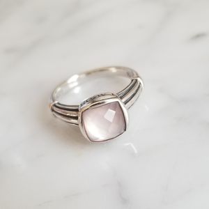 Lagos Rhodososite Doublet Ring